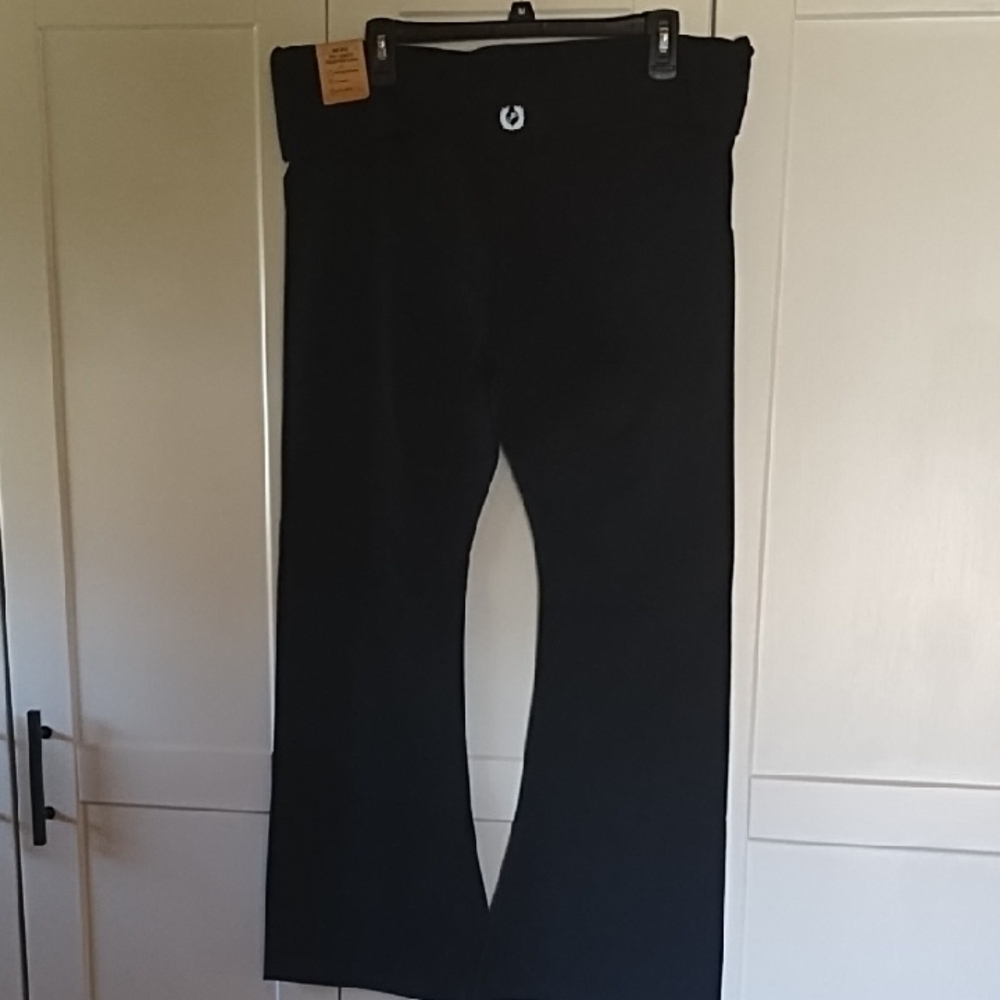 PINK Victoria's Secret Black Waistband Yoga Pants - Picture 3 of 7